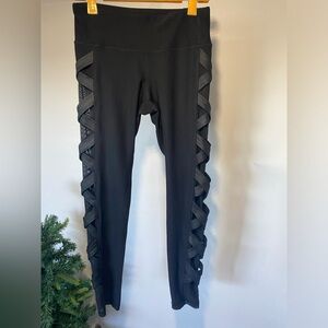 New w/o Tag 90 Degrees by Reflex Black Leggings - Size Medium